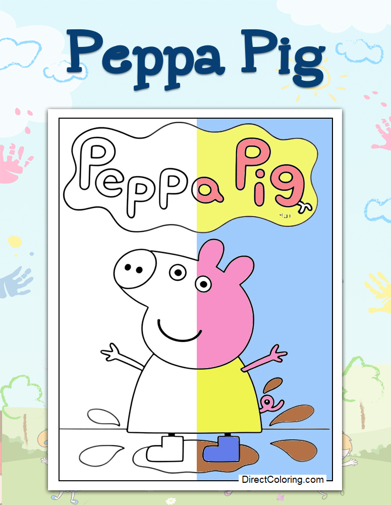Peppa Pig Coloring Pages